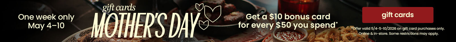 Mother's Day Gift Cards